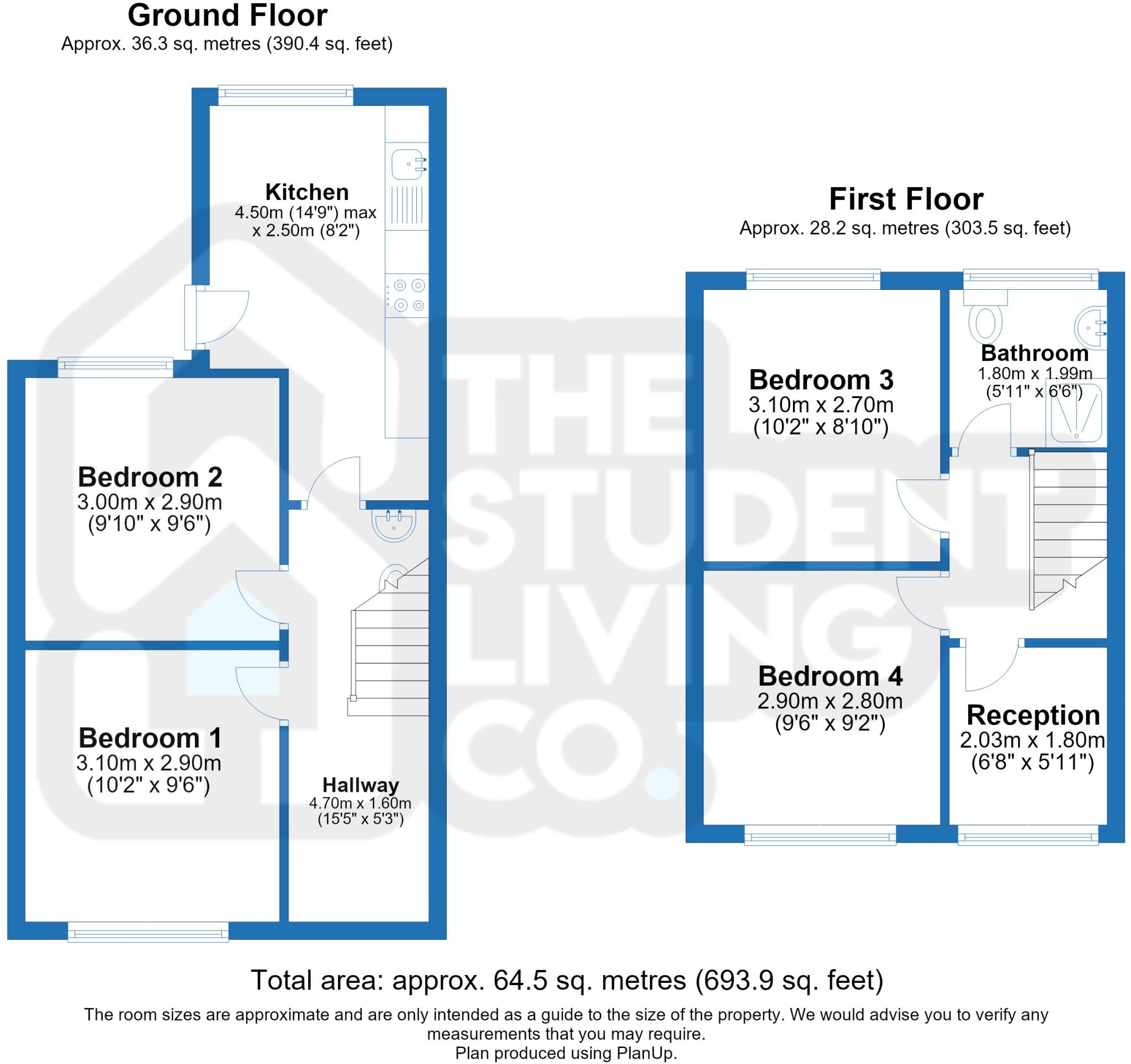 City Road, Beeston floorplan