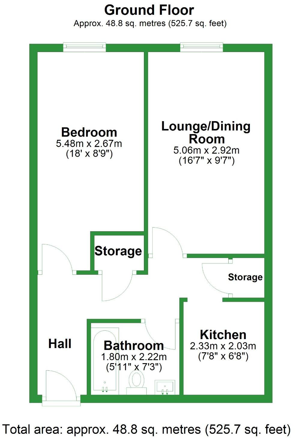 Victoria Apartments, Padiham, Lancashire, BB12 floorplan