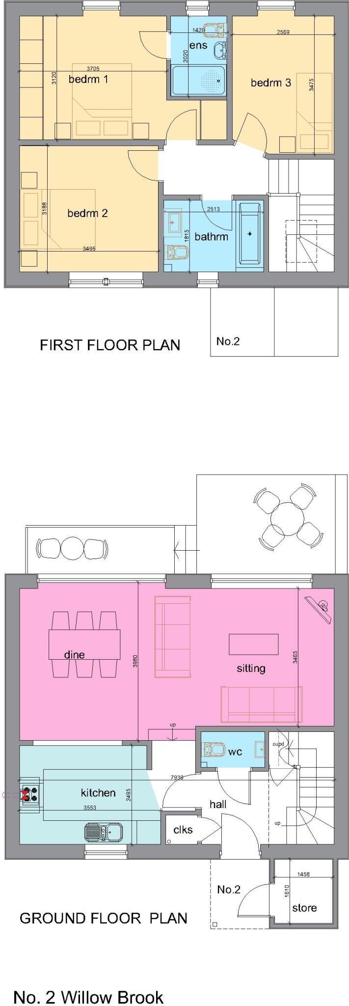 2 Willow Brook, Embleton, Cockermouth, Cumbria, CA13 9YA floorplan
