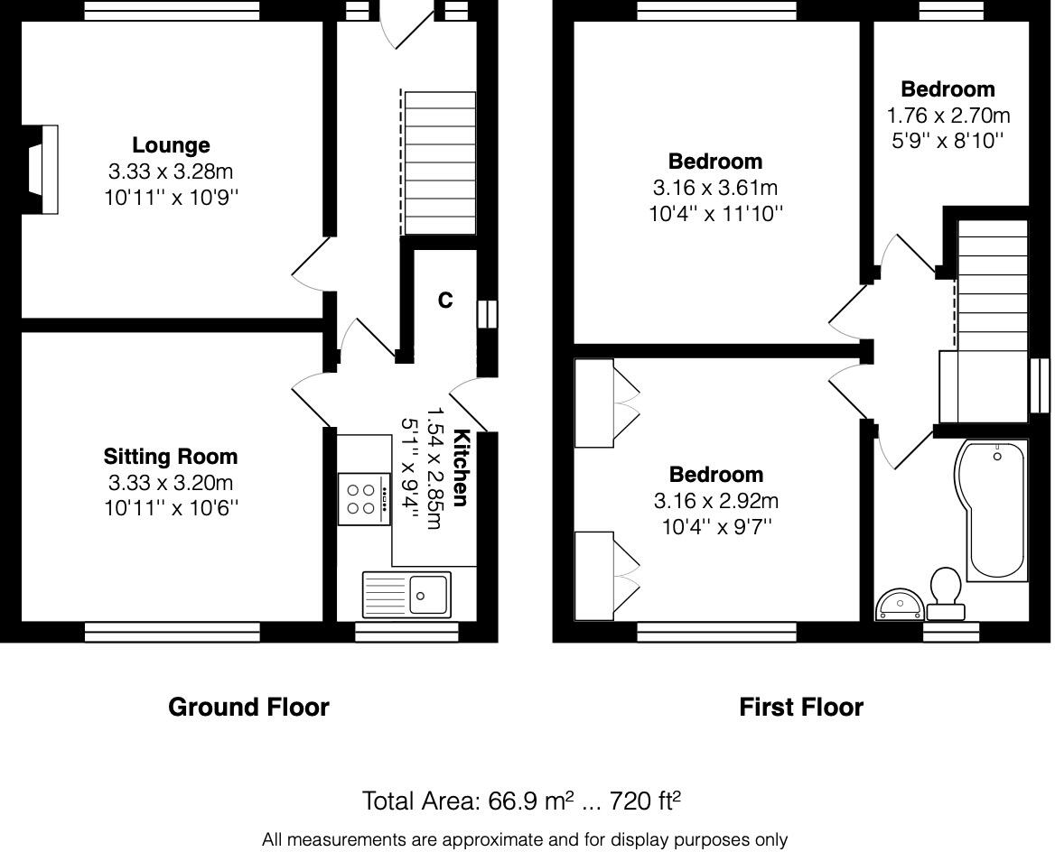 Thoresby Grove, Off Hollybank Road, Bradford, BD7 floorplan