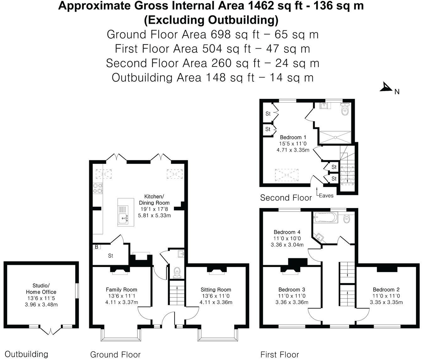 Mount Road, Cranleigh, GU6 7LT floorplan
