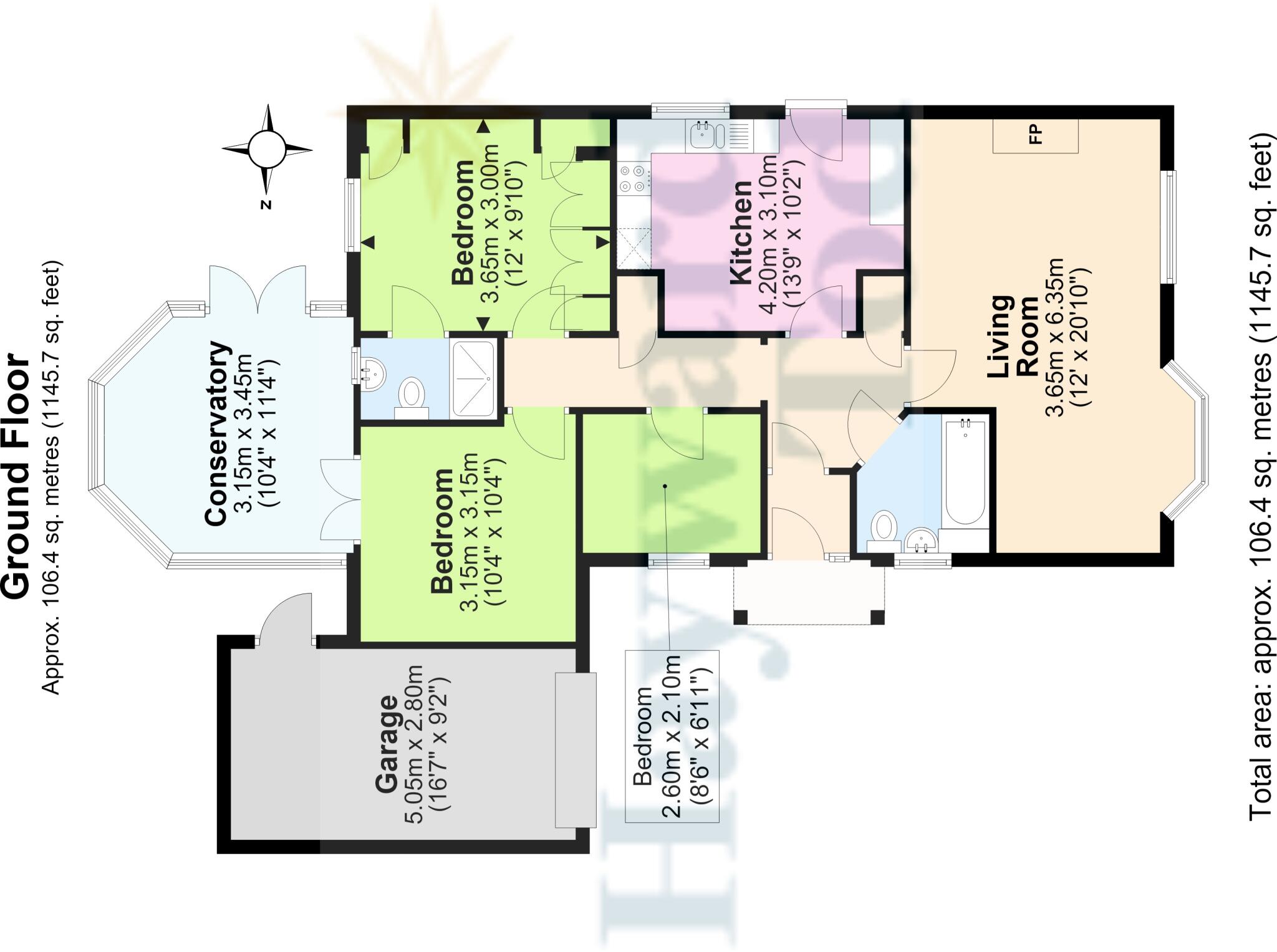 The Hawthorns, Wigton floorplan