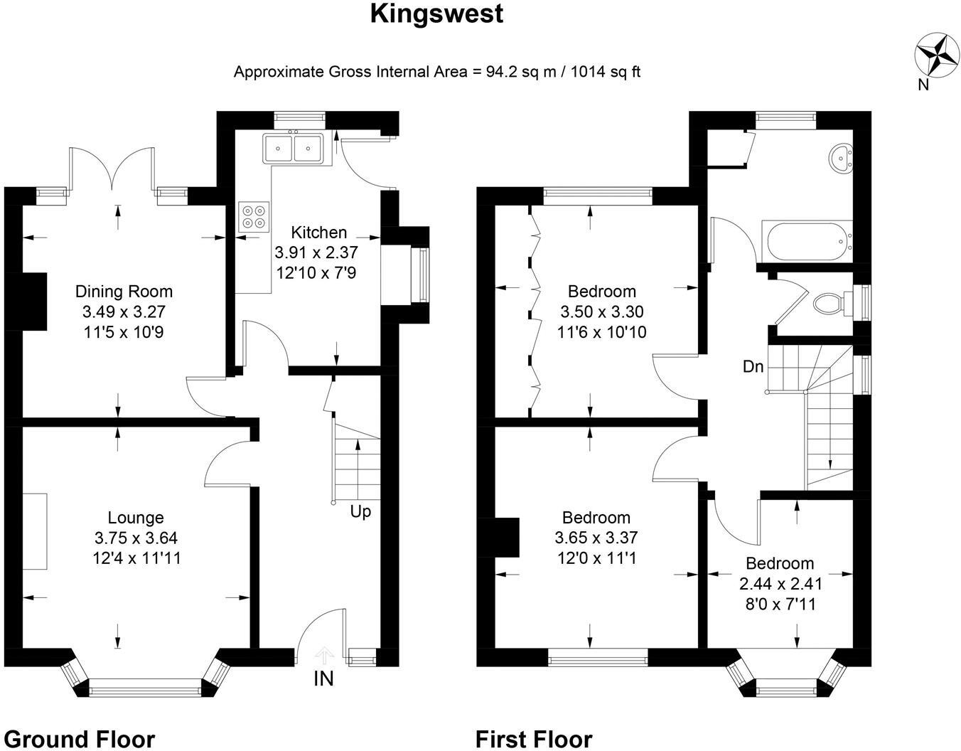 Kingsway West, Penwortham, Preston floorplan