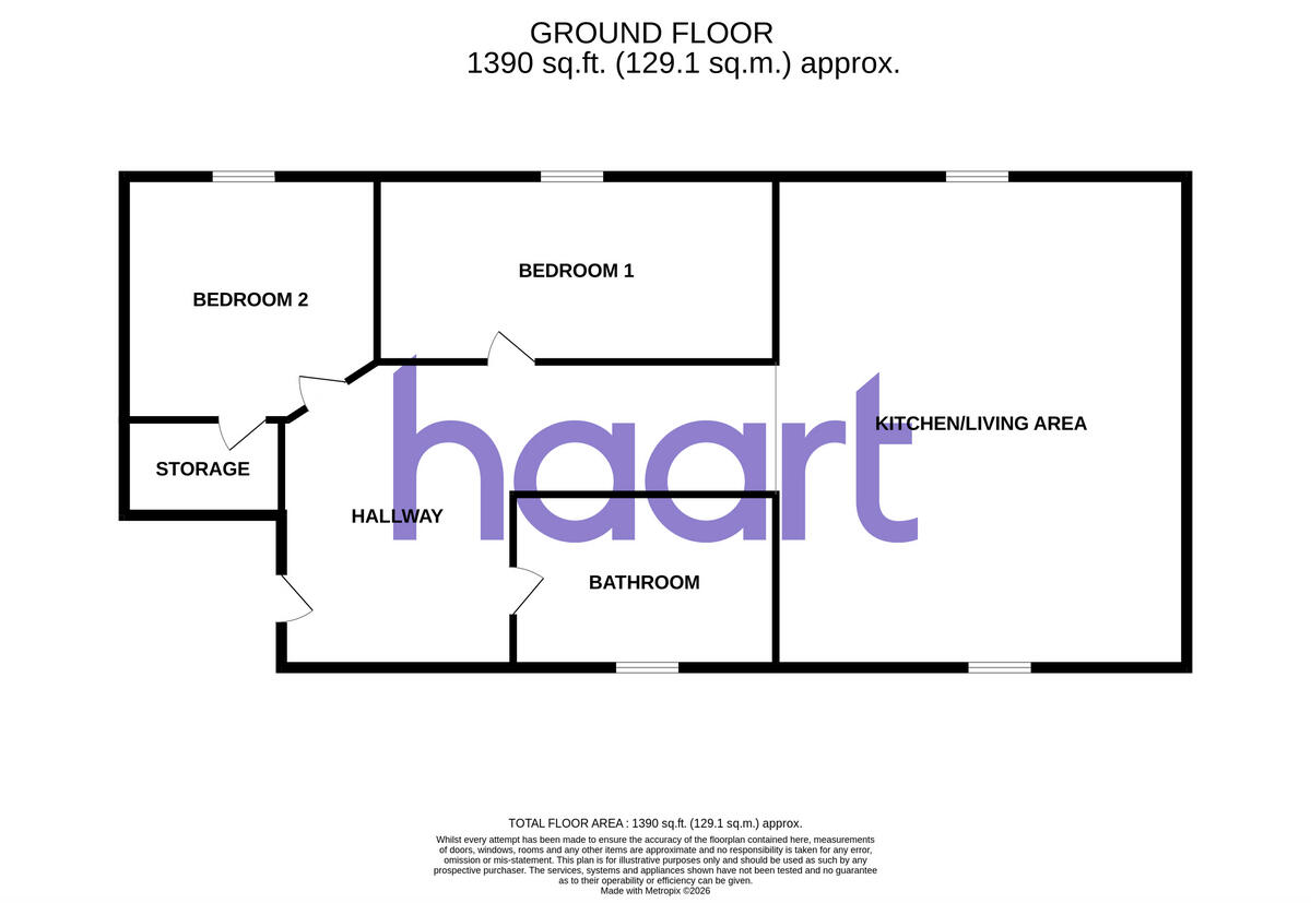 Yeovil Court, Mansfield floorplan