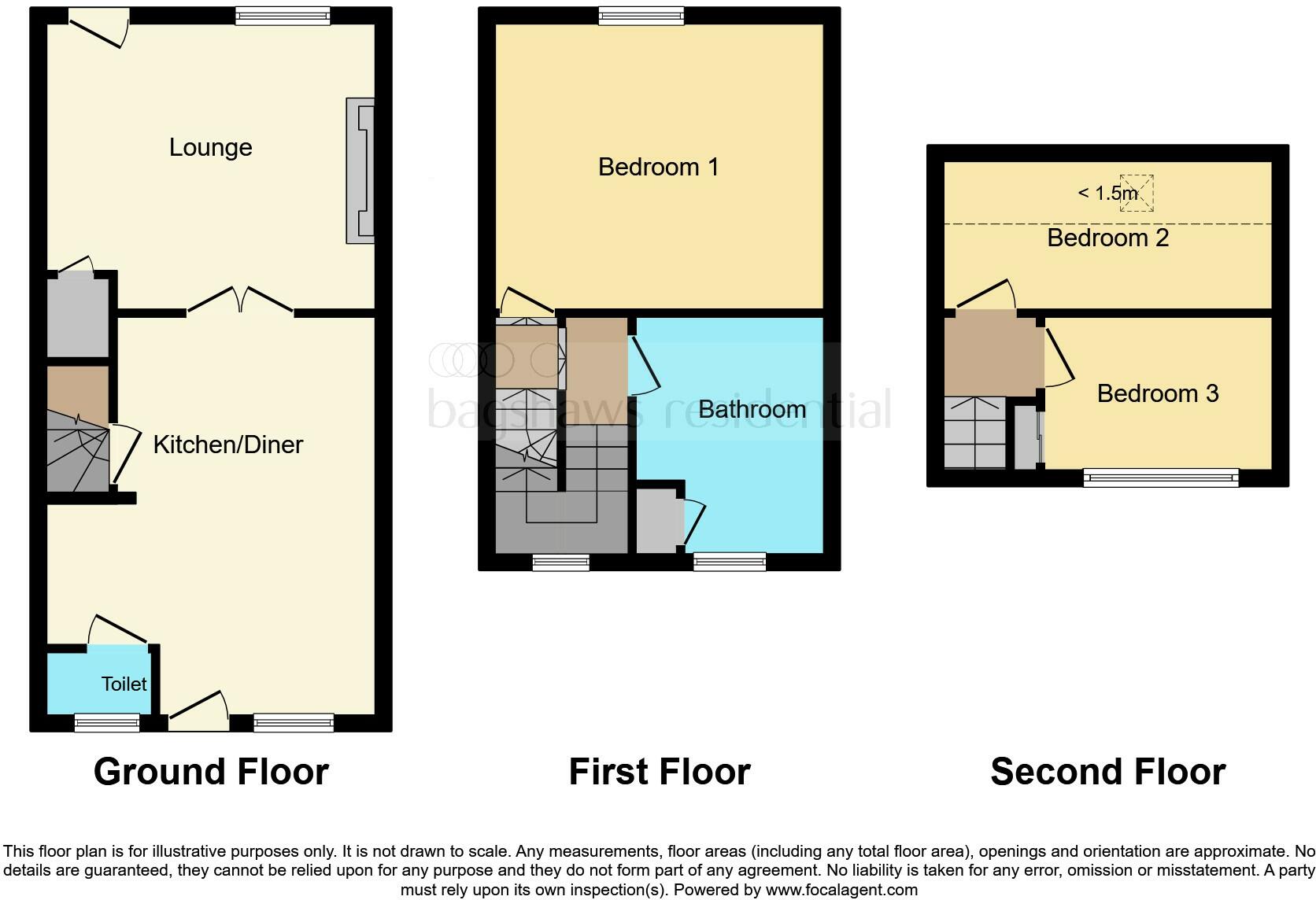 70, Dove Lane, Uttoxeter floorplan