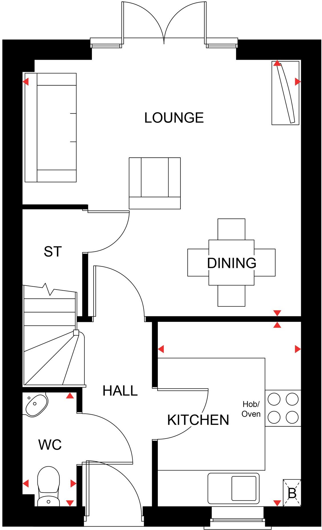 Meadowsweet Avenue, Beaconside,
Stafford,
Staffordshire, 
ST16 1DR
 floorplan