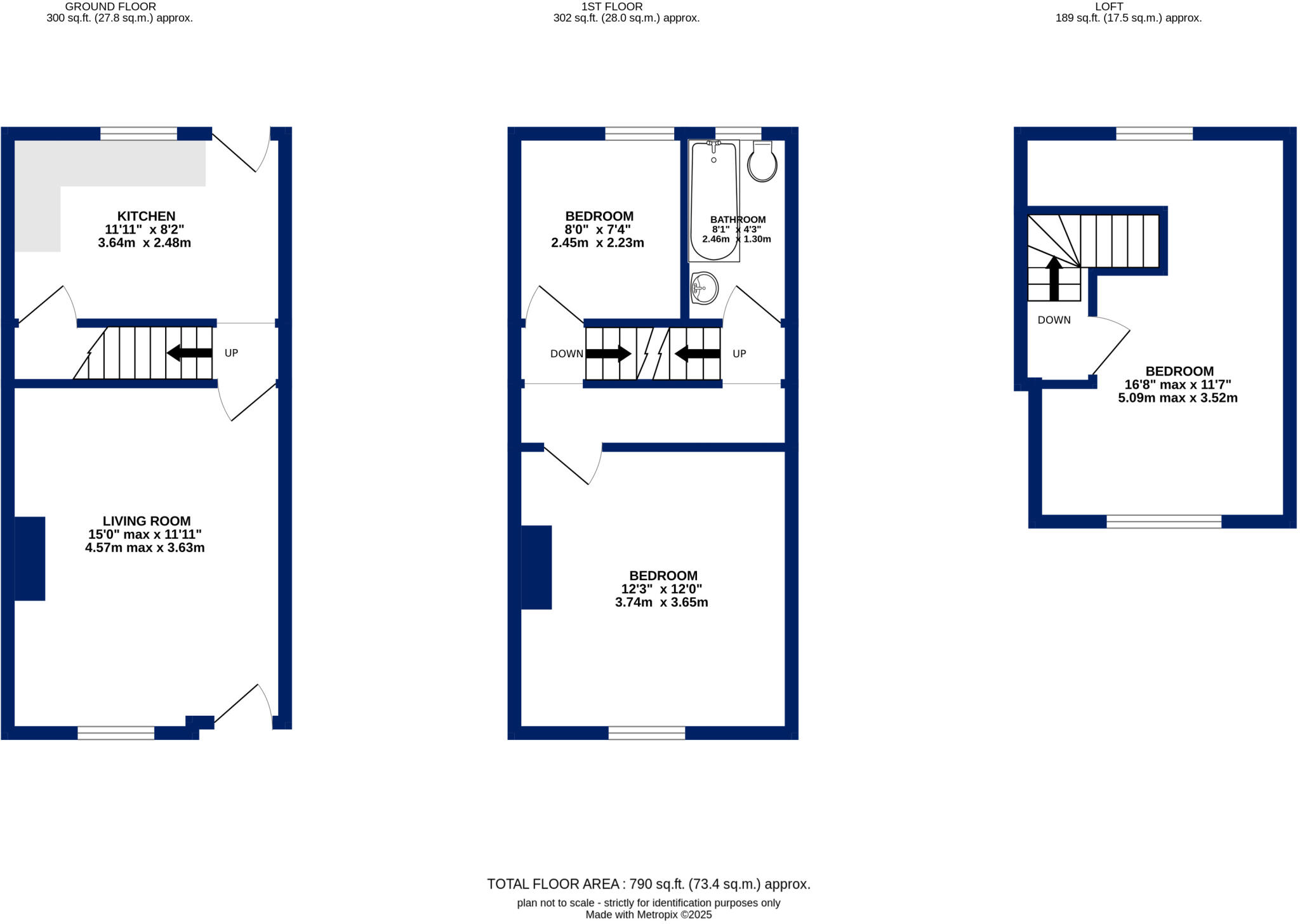 Whitehall Street, Wakefield, West Yorkshire floorplan