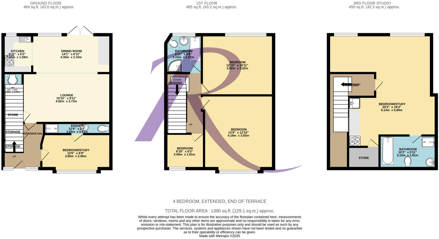 Central Road, Wembley, Middlesex, HA0 floorplan