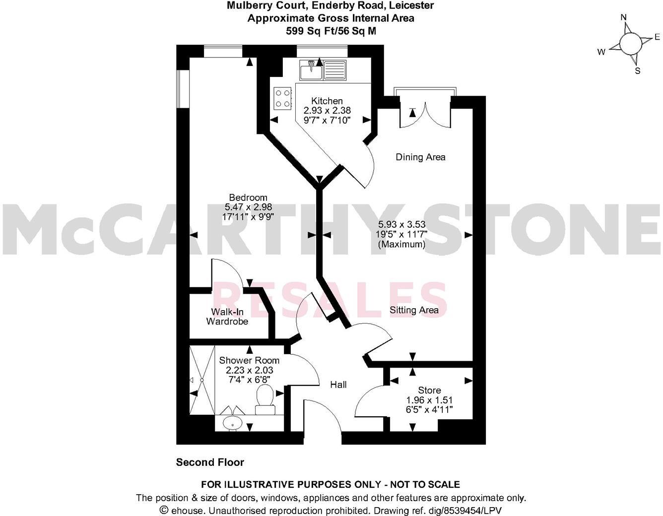Mulberry Court, Enderby Road, Blaby, Leicester floorplan