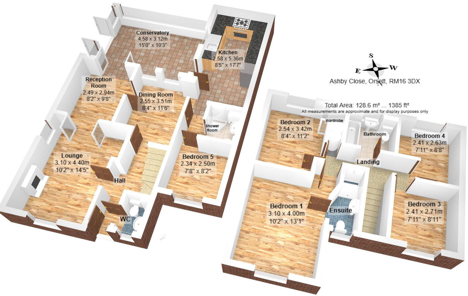 Ashby Close, Beauchamp Gate, Orsett, RM16 3DX floorplan