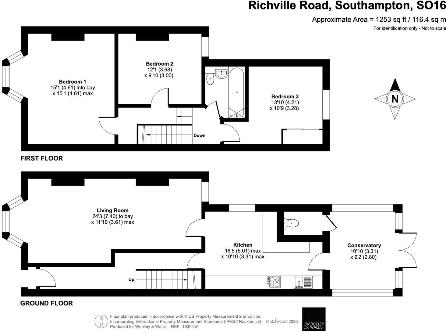 Richville Road, Southampton, Hampshire, SO16 floorplan