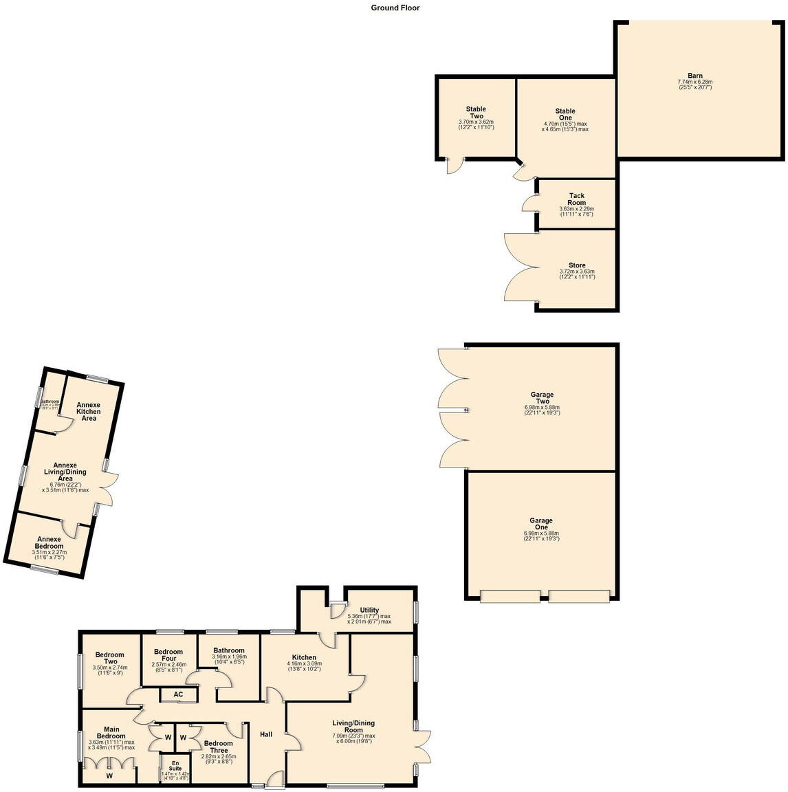 Braybrooke Road, Great Oxendon, Market Harborough, LE16 8LU floorplan