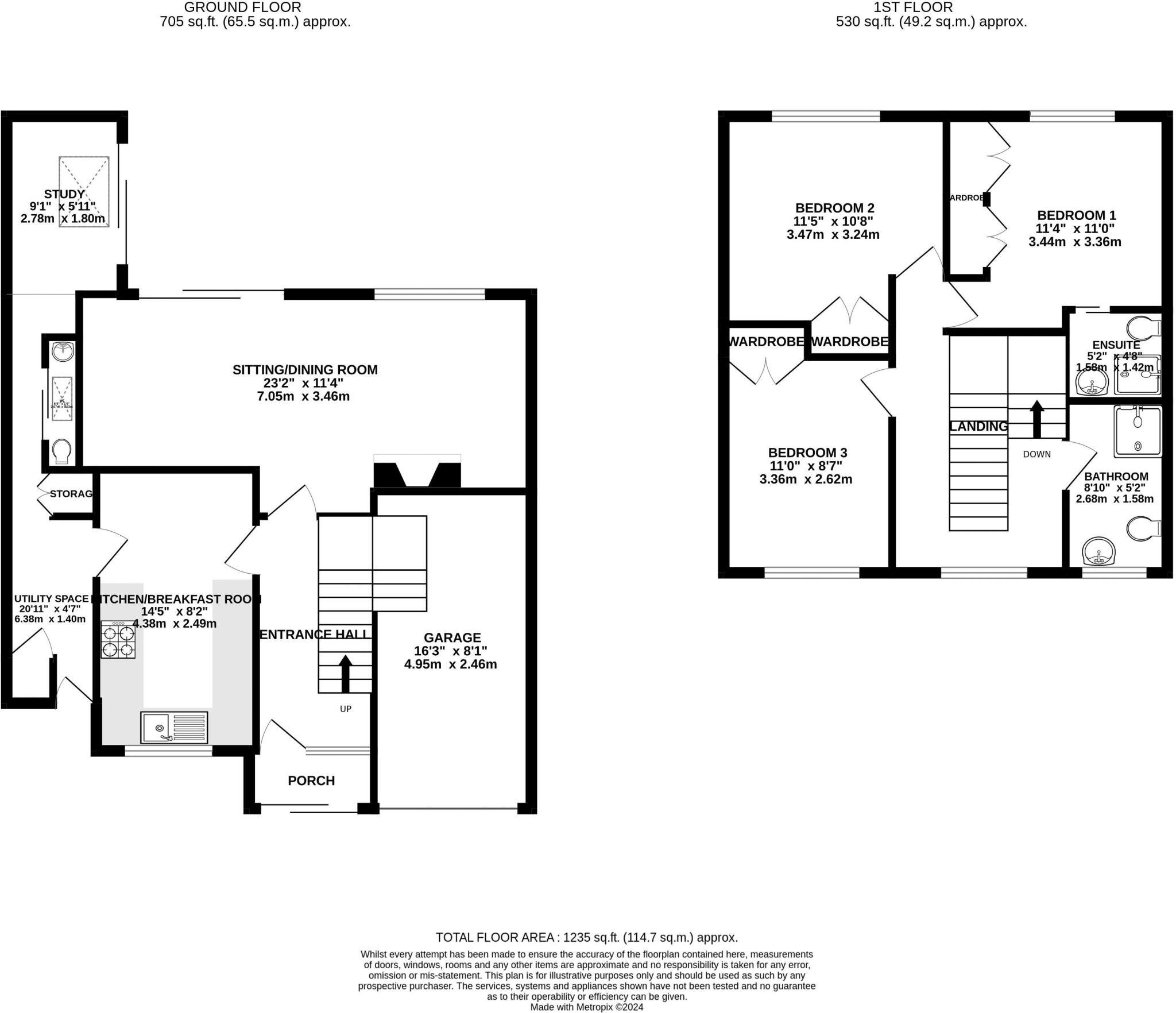 Wingard Close, Uphill - NO CHAIN floorplan