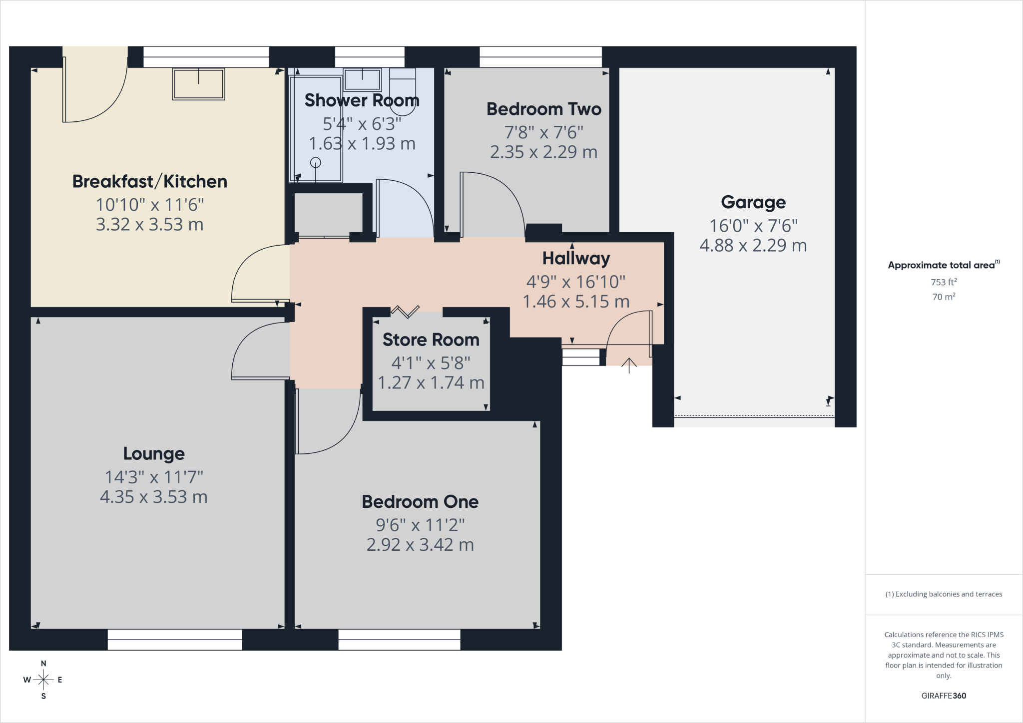 Abbey Way, Market Drayton, Shropshire floorplan