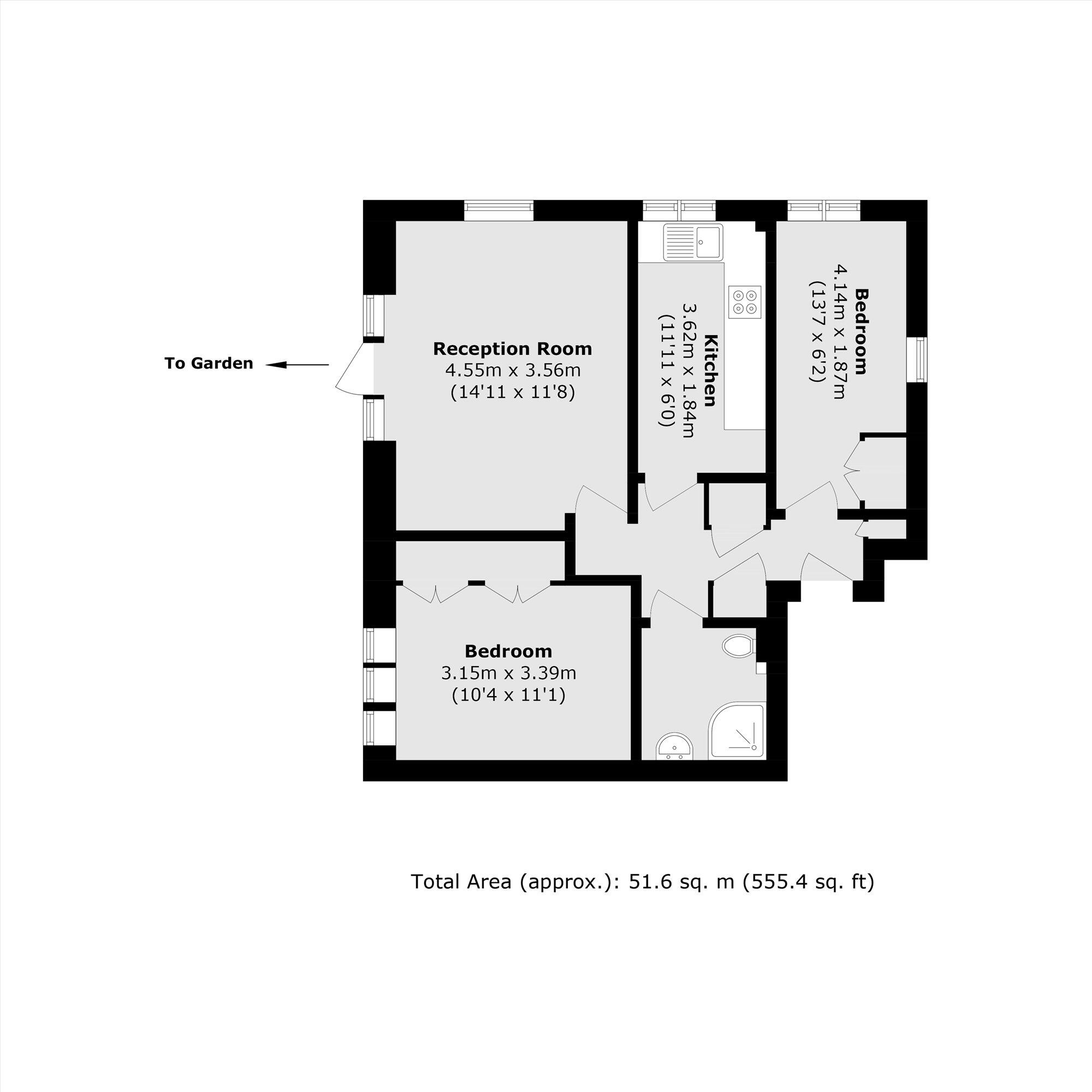 Walpole Road, Teddington floorplan