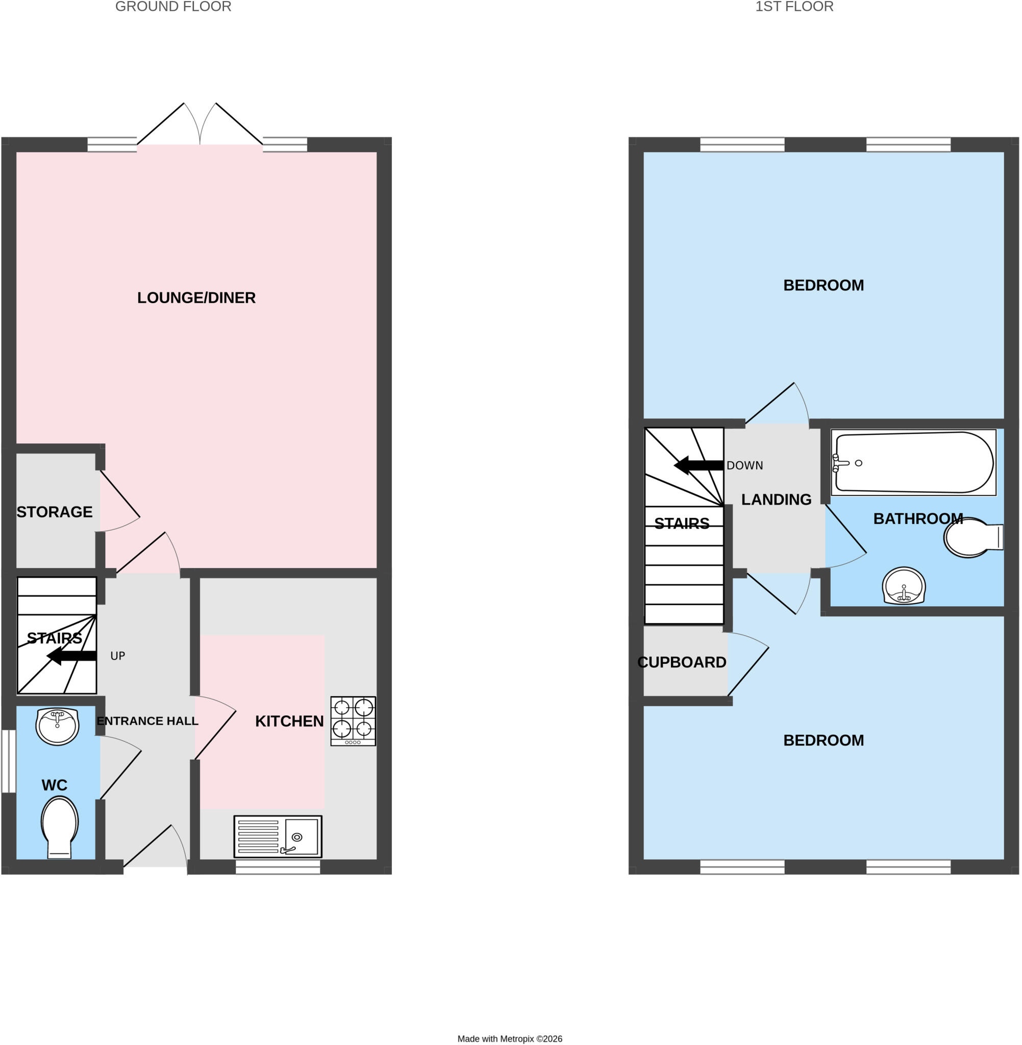 Jackson Drive, Doseley, Telford, Shropshire, TF4 floorplan