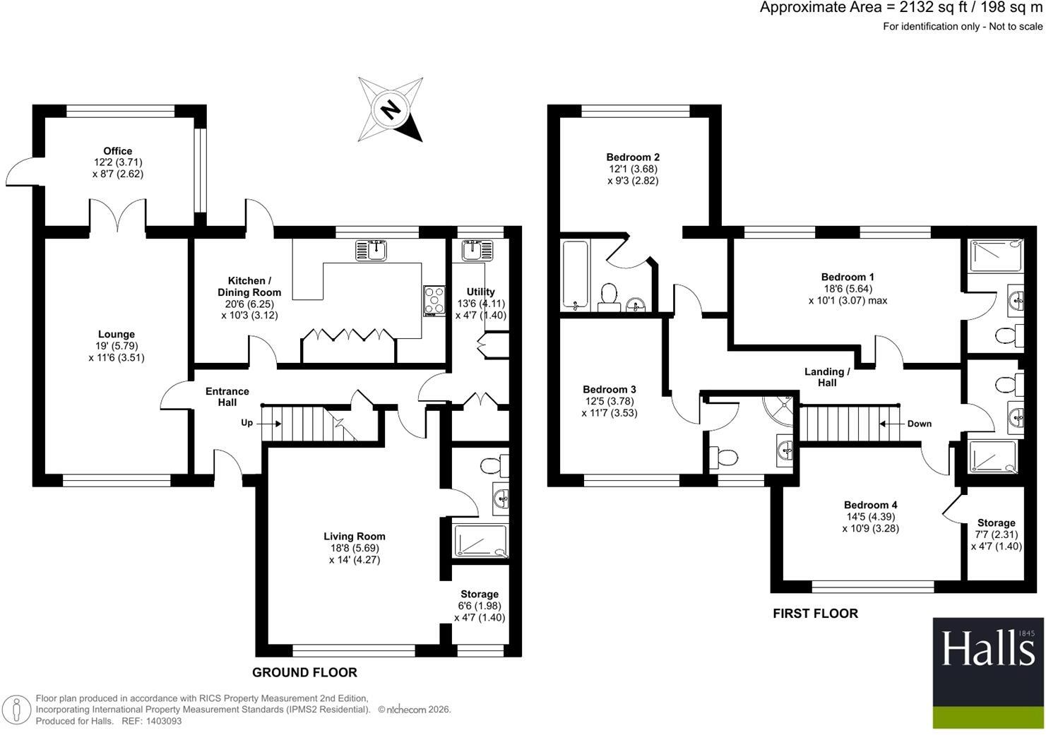 126 London Road, Shrewsbury, SY2 6PS floorplan