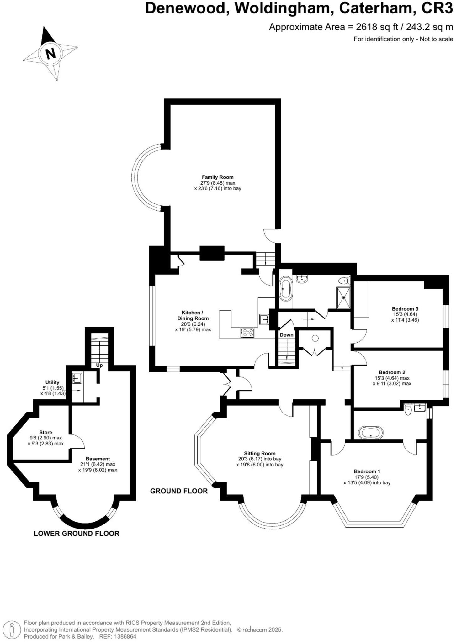 Park Ley Road, Woldingham, CR3 floorplan