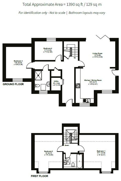 Plot 13, 18 Russell Court, Pott Row, Kings Lynn PE32 1DZ floorplan