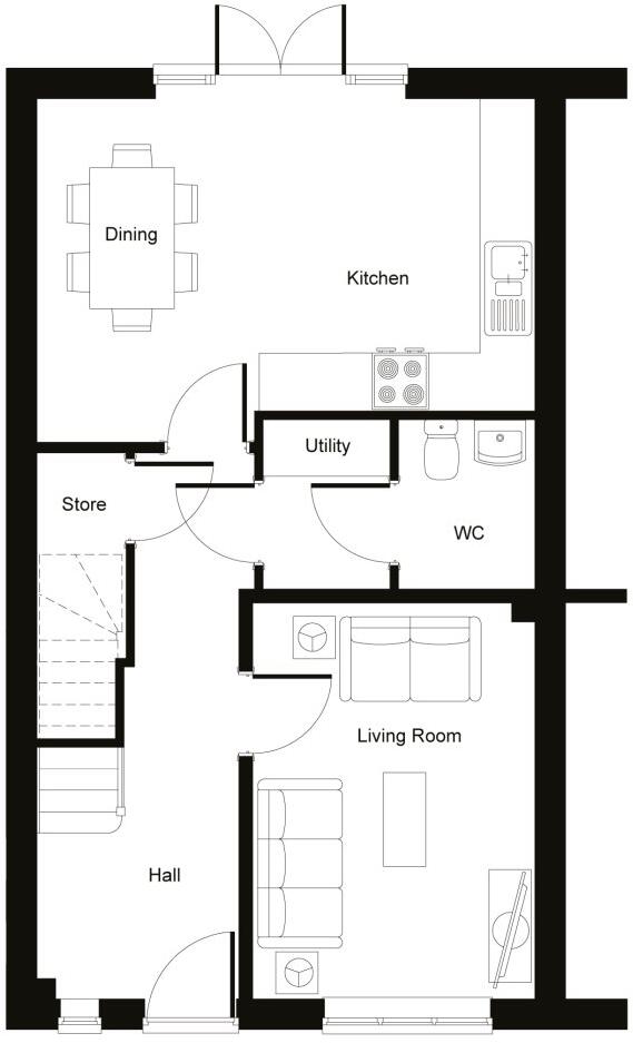 Willow Bank , Bridge St - Ramsbottom (The New Lytham)  floorplan