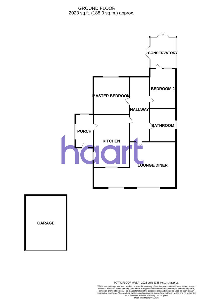 Wordsworth Avenue, Nottingham floorplan