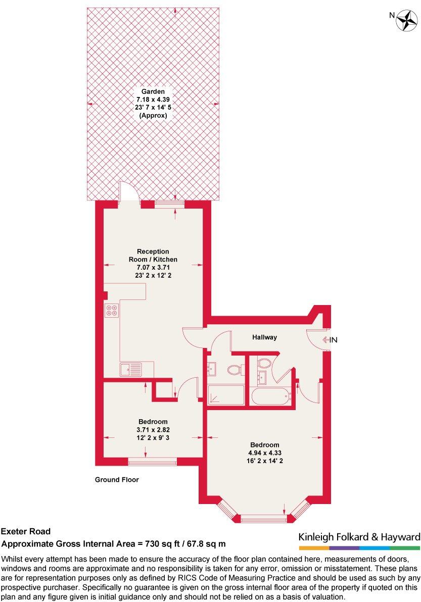 Exeter Mansions, Exeter Road, Mapesbury, London, NW2 floorplan