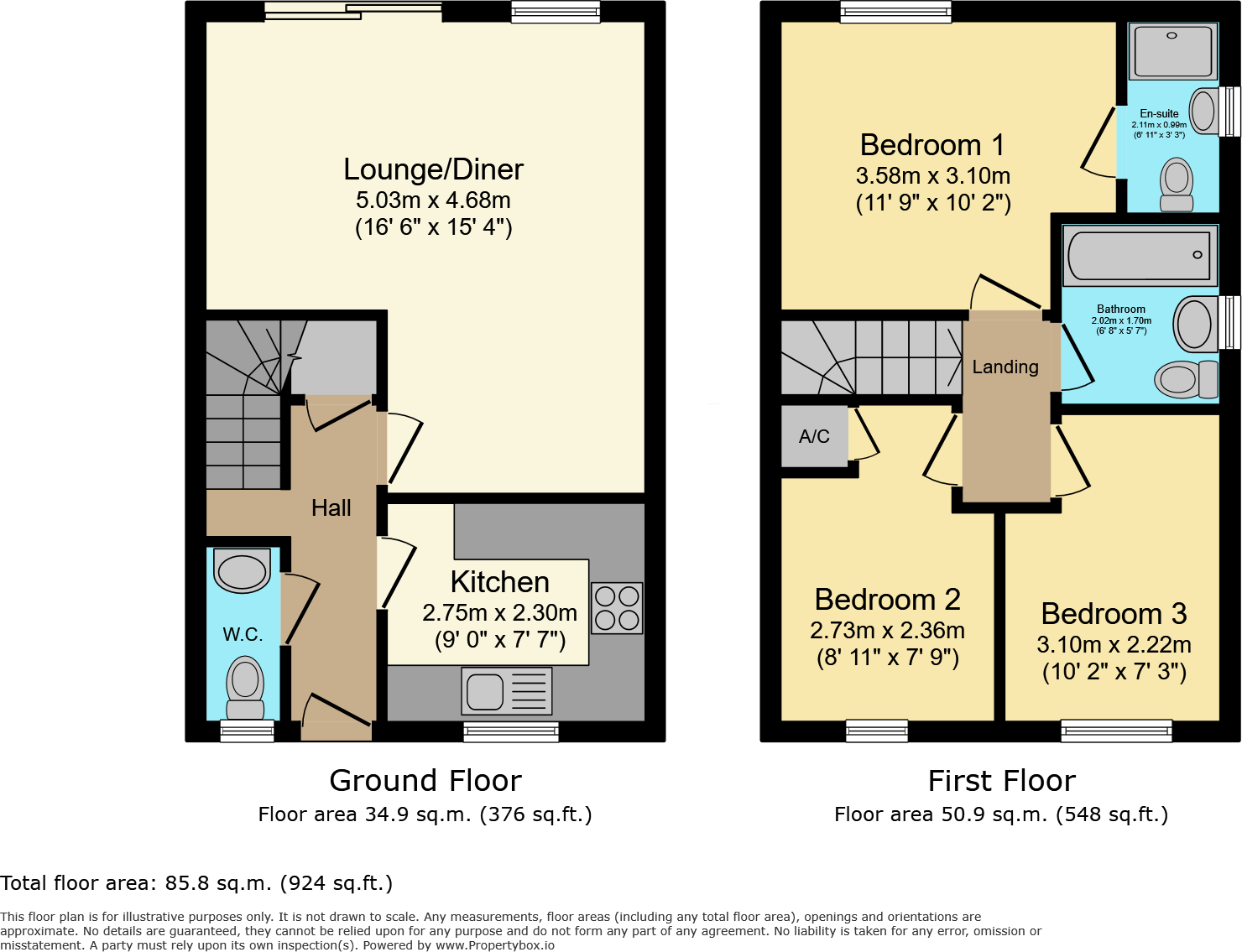 Howe Road, Whitwick, Coalville, Leicestershire floorplan