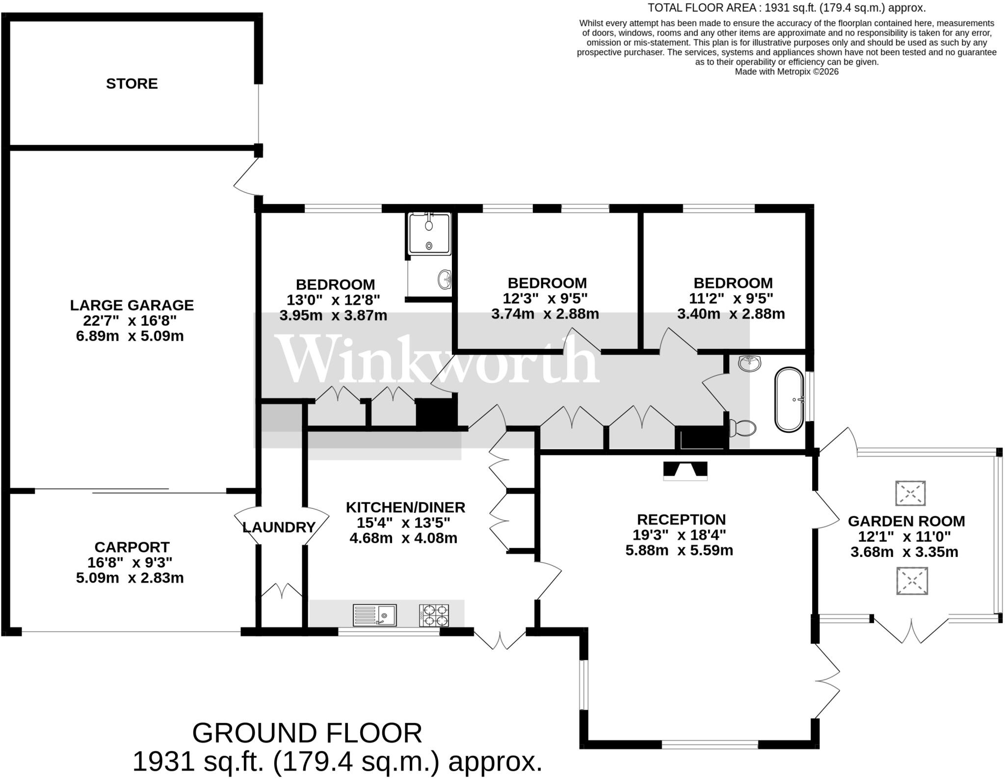 Blackheath, Wenhaston, Halesworth, Suffolk, IP19 floorplan