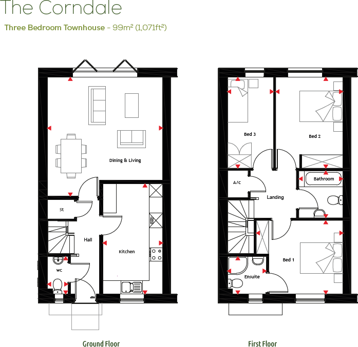 Warren Gardens, Marsh Lane, Water Orton, Birmingham, Warwickshire, B46 floorplan