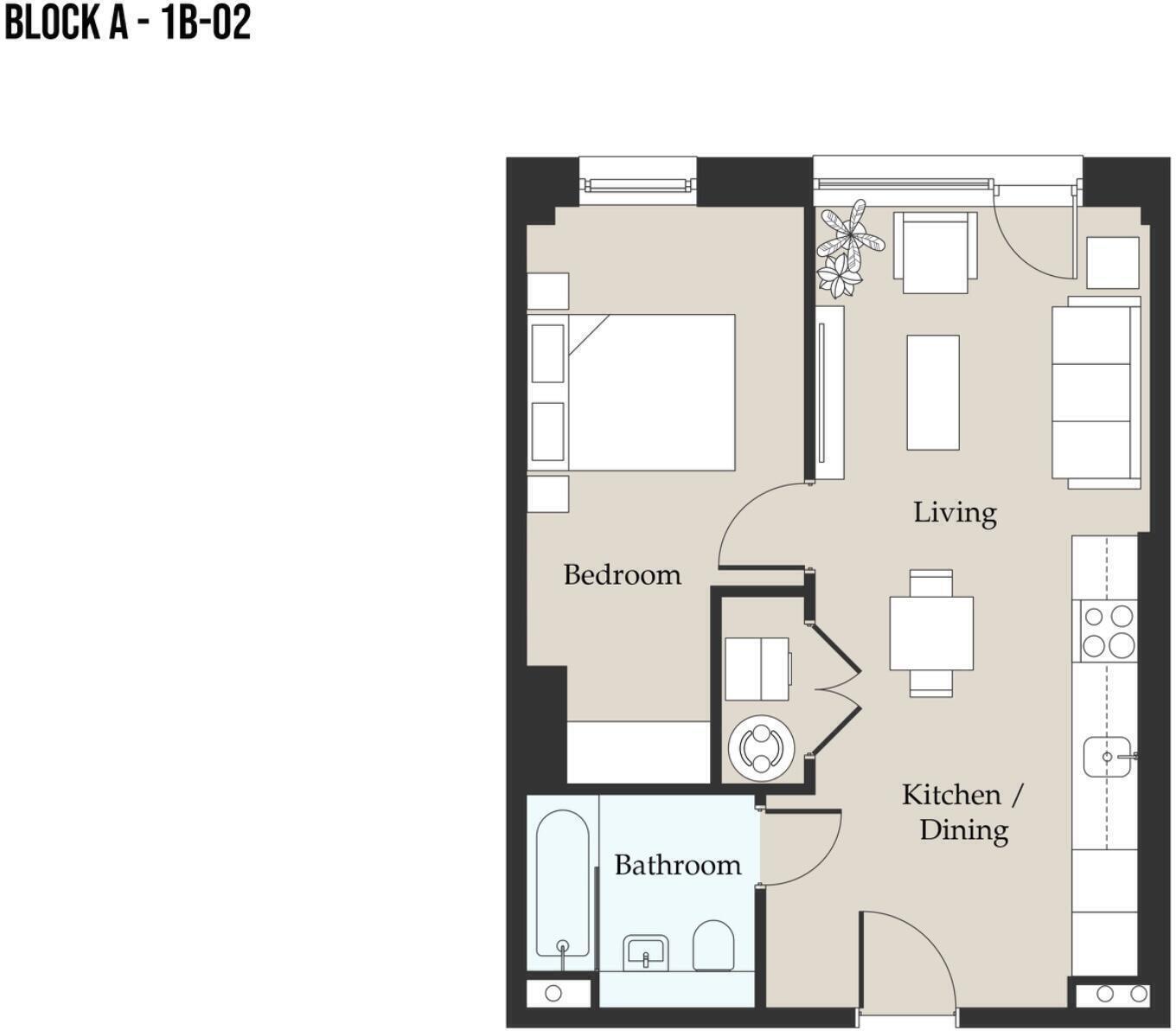 Worrall Street,
Salford,
M5 4UB floorplan