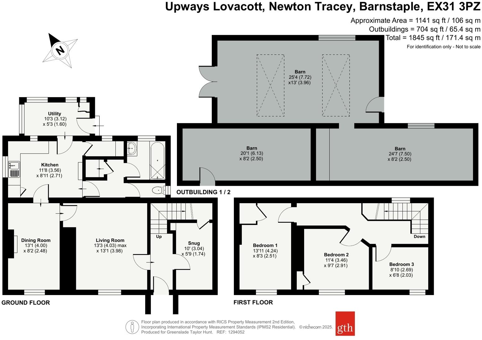 Lovacott, Newton Tracey, Barnstaple, Devon, EX31 floorplan