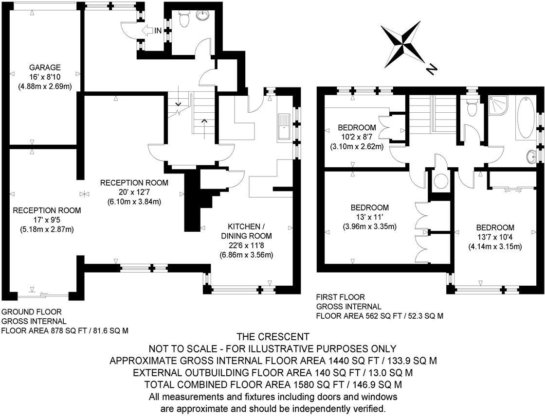 The Crescent, Canterbury floorplan