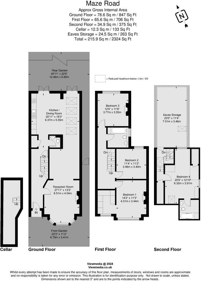 Maze Road, Kew, Richmond floorplan