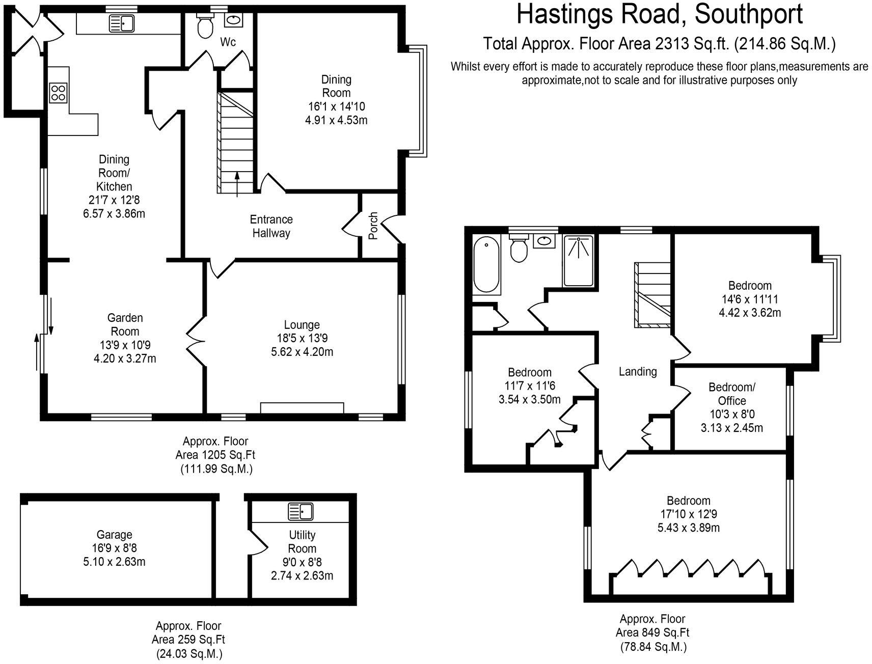 Hastings Road, Southport, PR8 floorplan