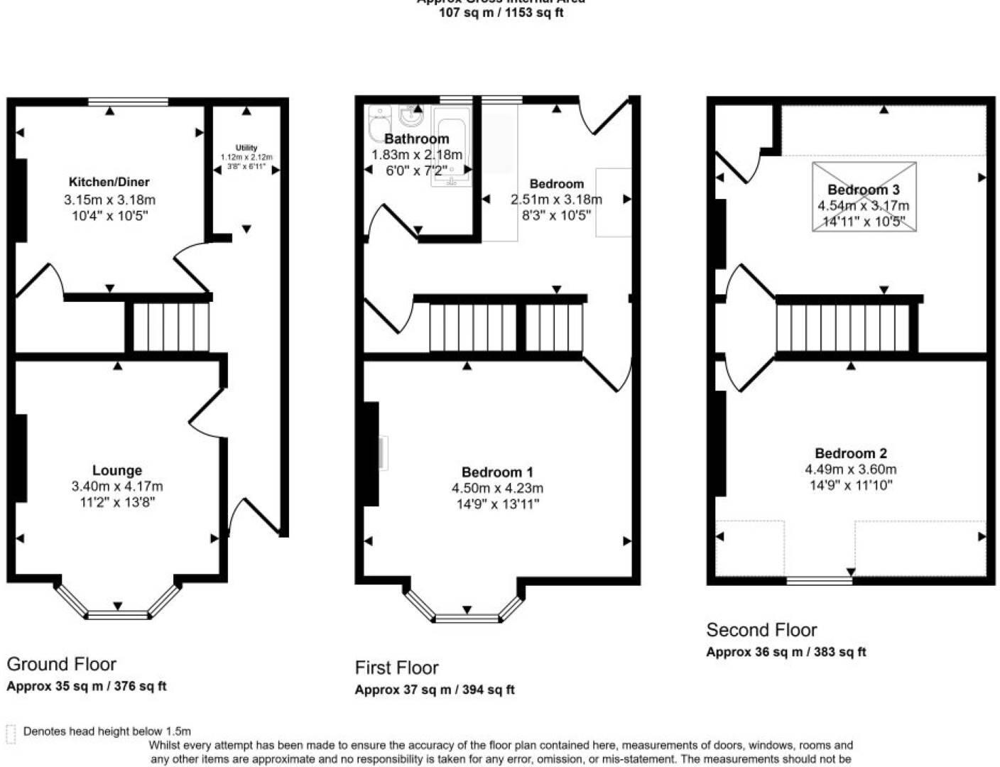 30 Wellington Road, Raunds, Wellingborough NN9 6DL floorplan