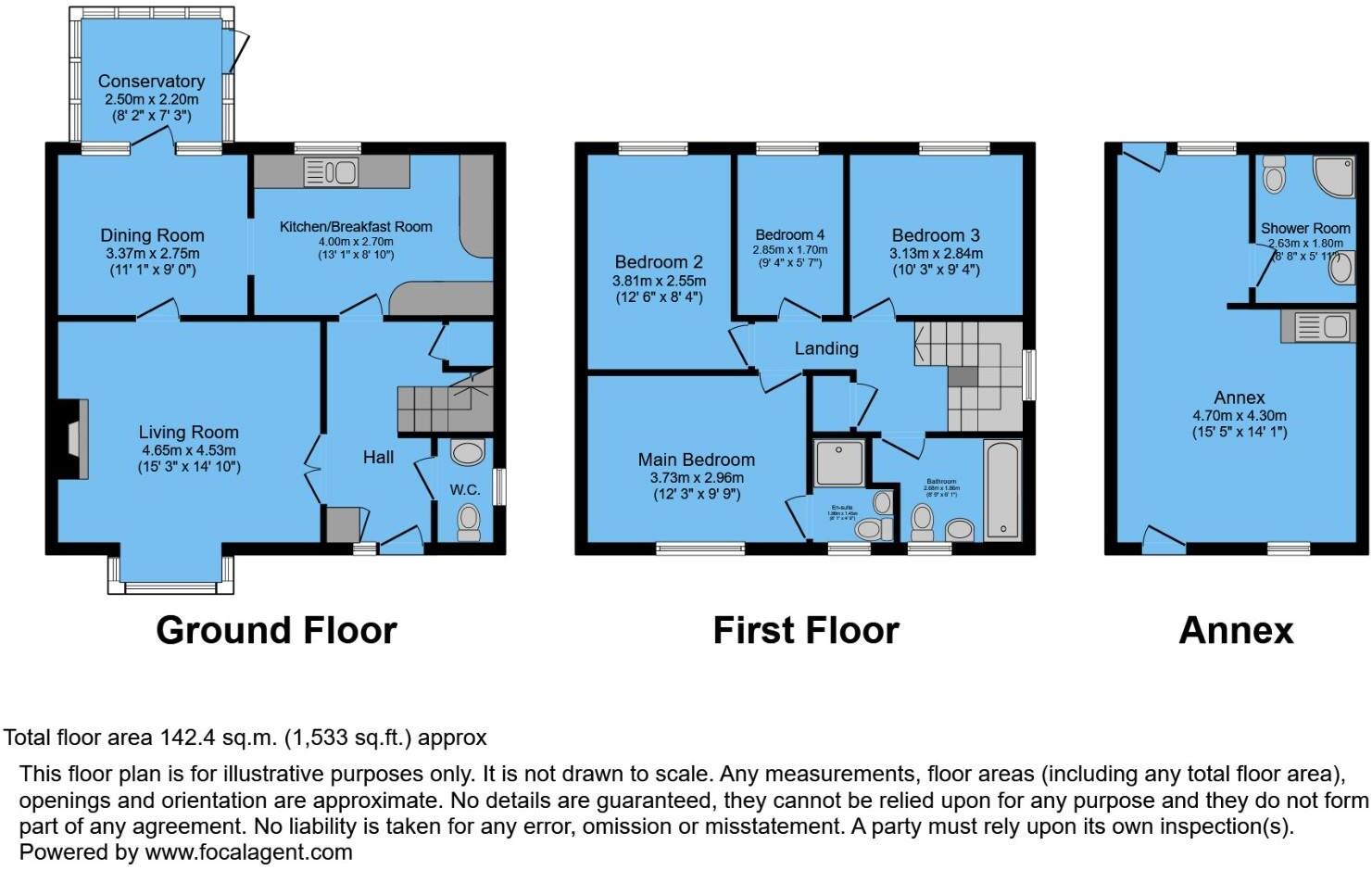 Limecroft View, Wingerworth, Chesterfield, S42 6NR floorplan