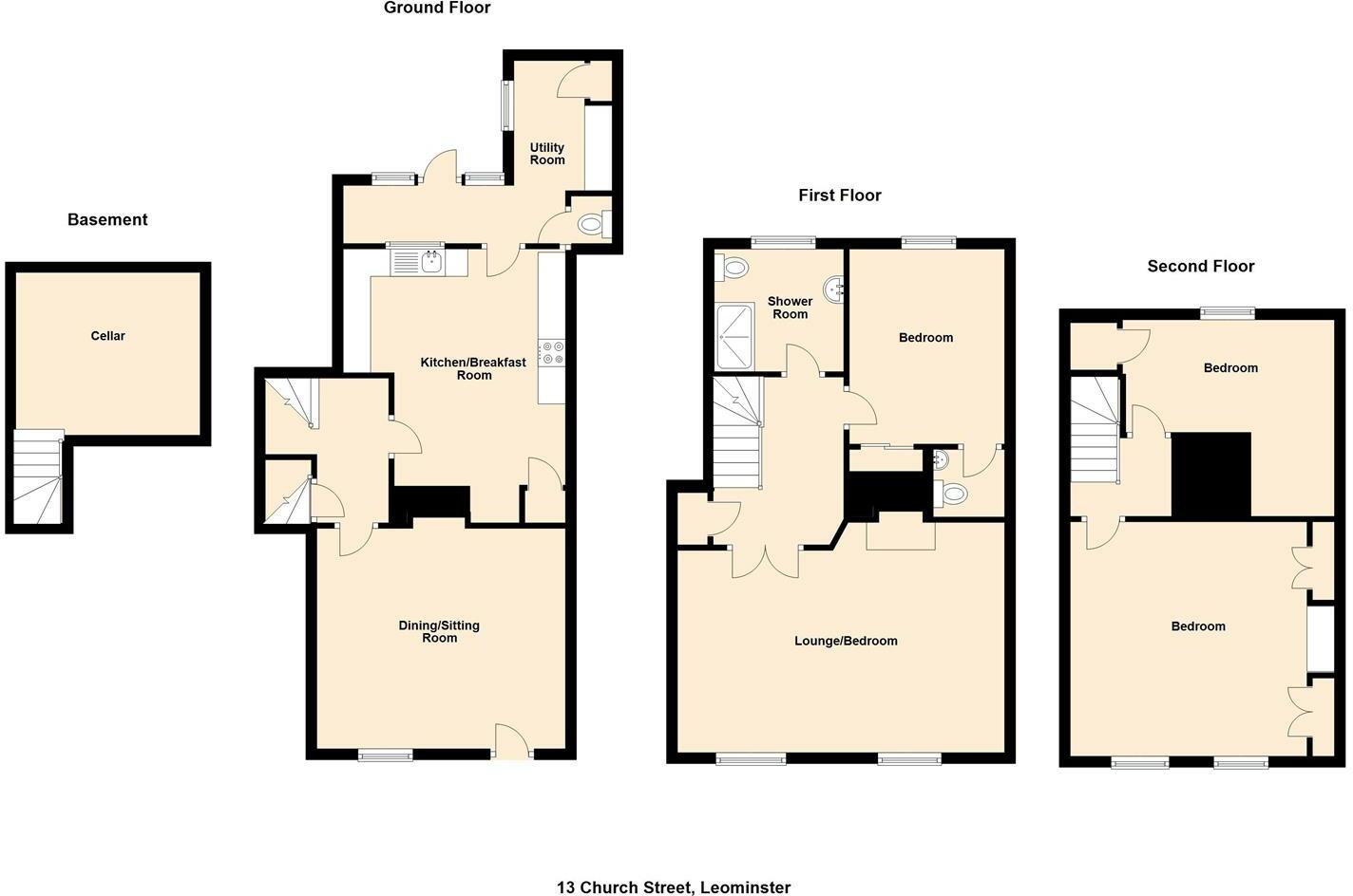 Church Street, Leominster floorplan
