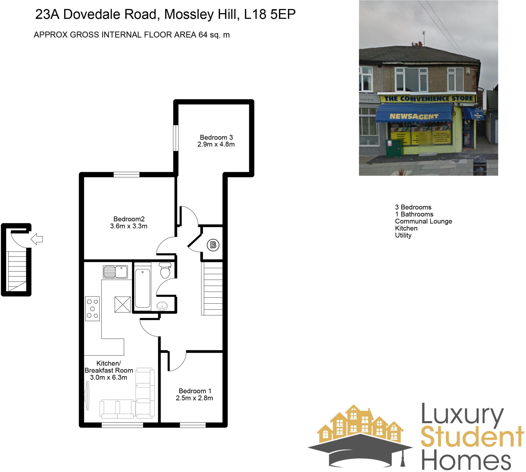Dovedale Road, Liverpool floorplan
