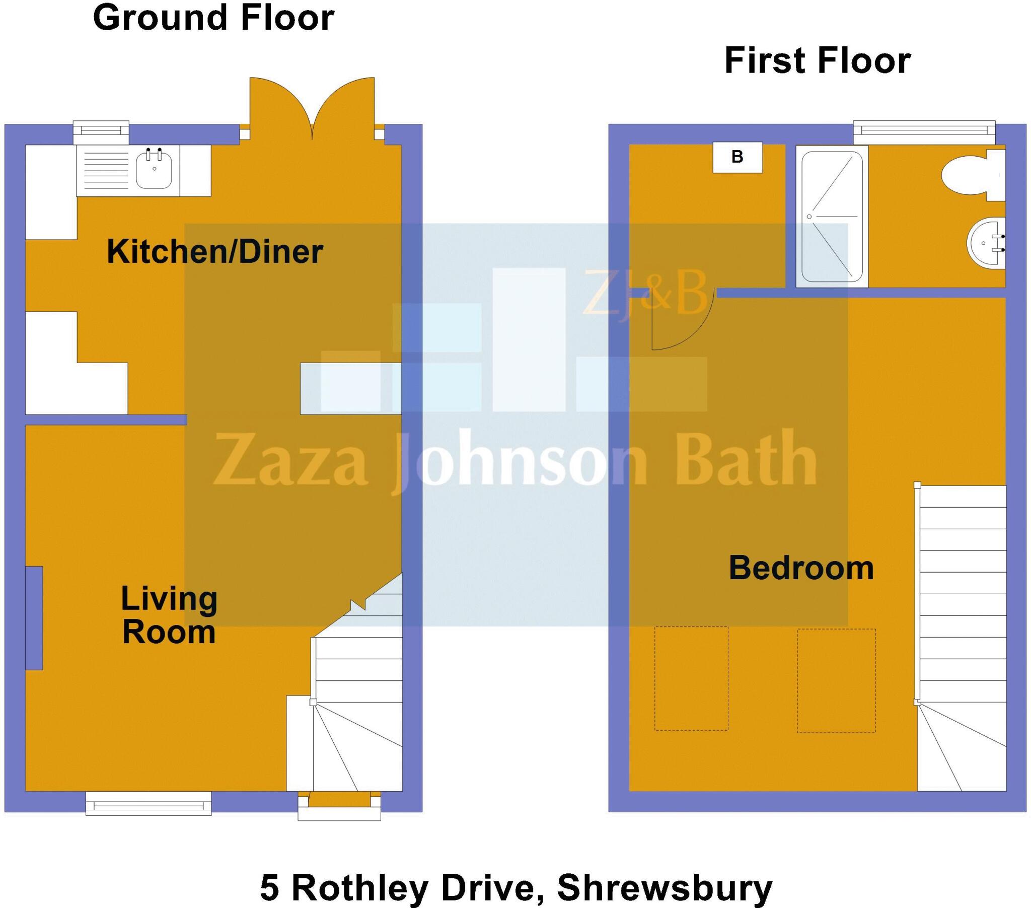 Rothley Drive, Bicton Heath, Shrewsbury, SY3 5BB floorplan