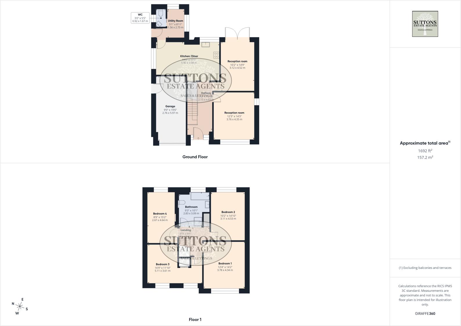 Knoll Drive, Styvechale, Coventry, West Midlands, CV3 5BT floorplan