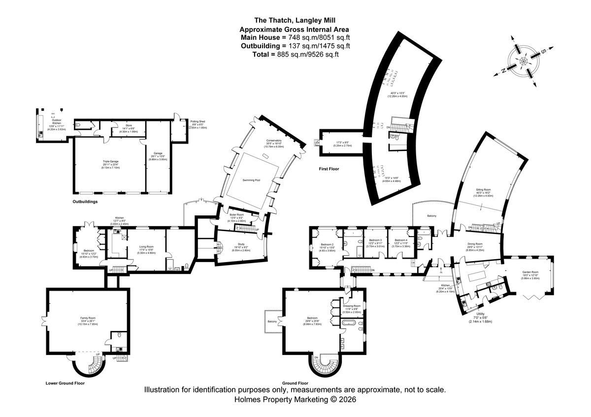 The Thatch, Nottingham Road, Nottingham, NG16 floorplan