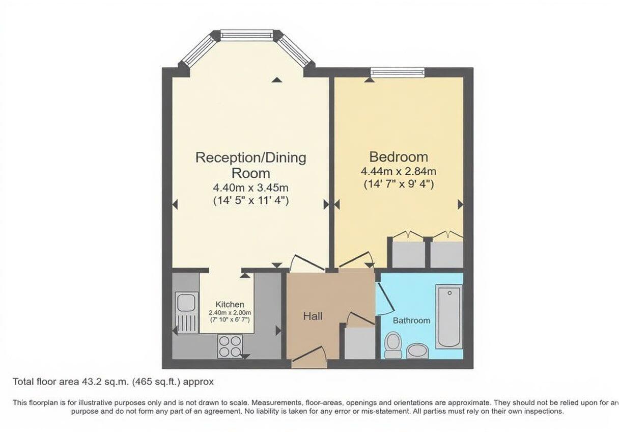 Woodbridge House,  Leytonstone E11 floorplan