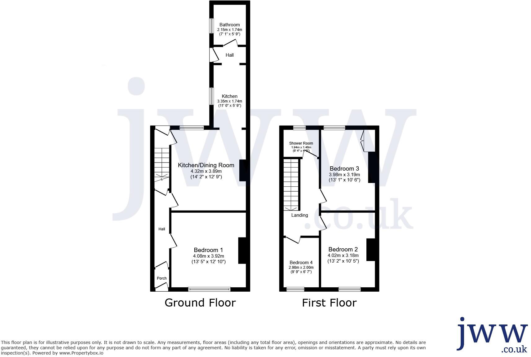 Cross View Terrace, Nevilles Cross, Durham, DH1 floorplan