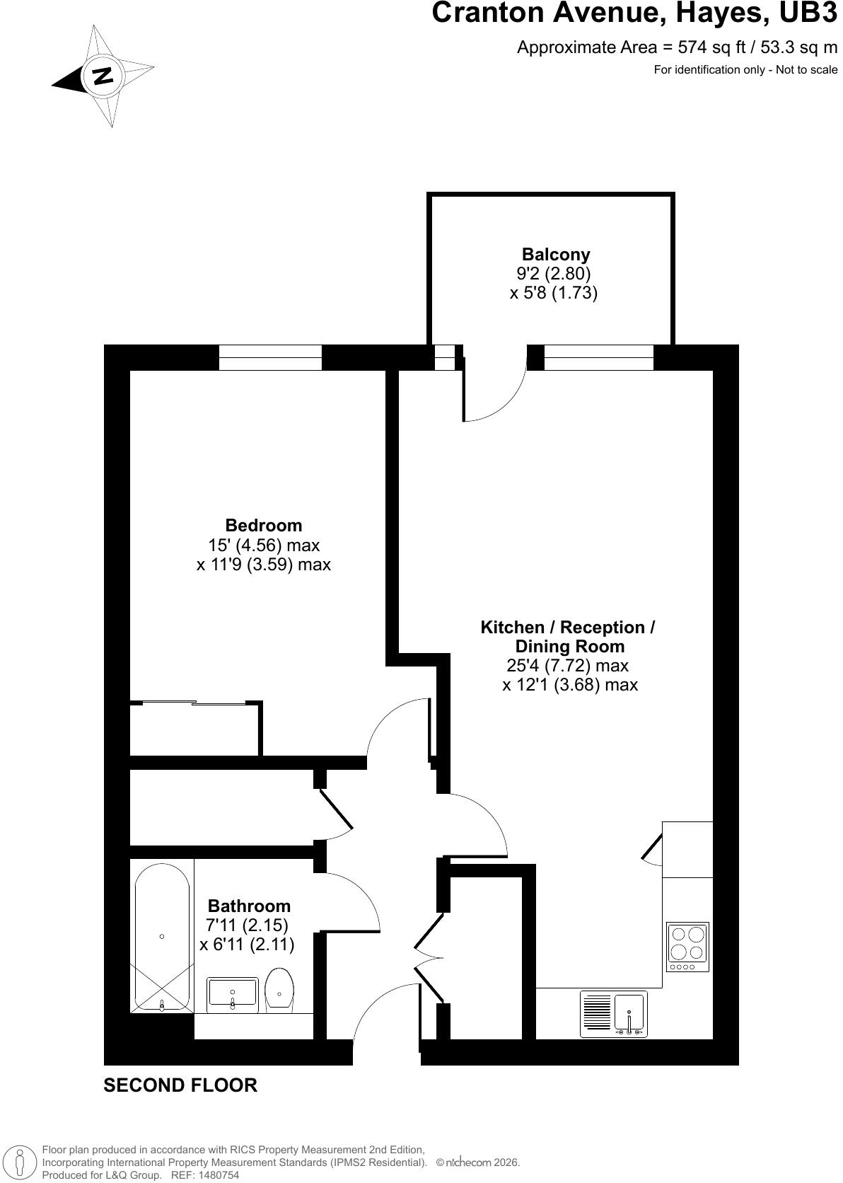 Catimor House, Cranton Avenue, Hayes, UB3 4FW floorplan