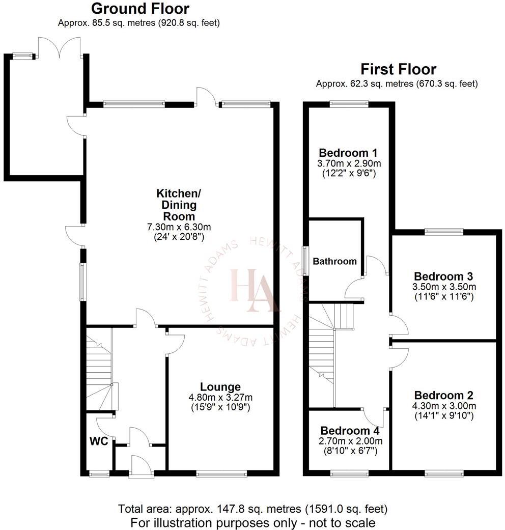 Brunstath Close, Heswall, Wirral floorplan