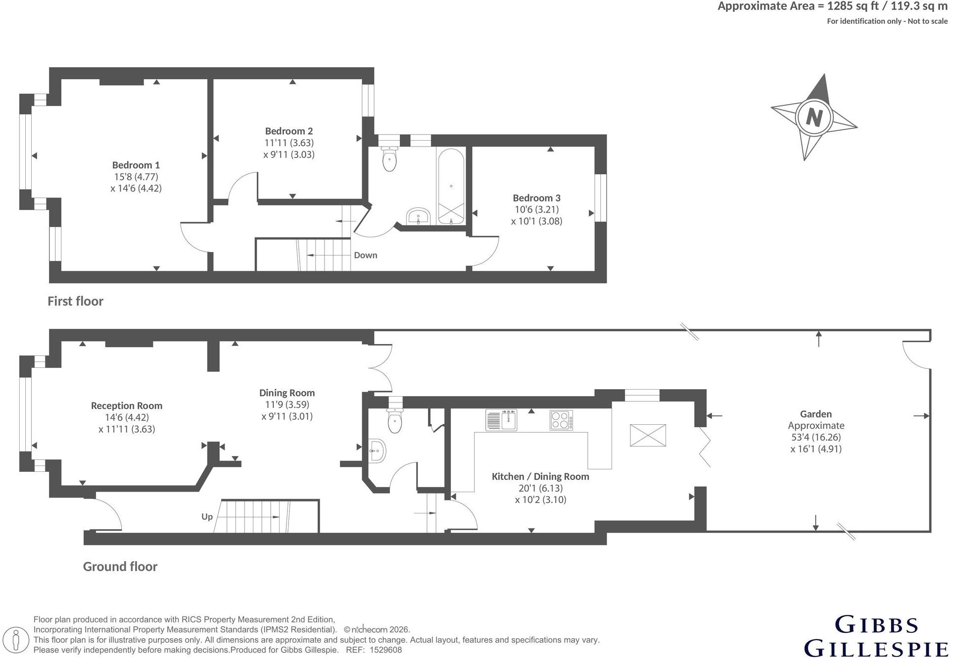 Woodfield Road, Ealing floorplan