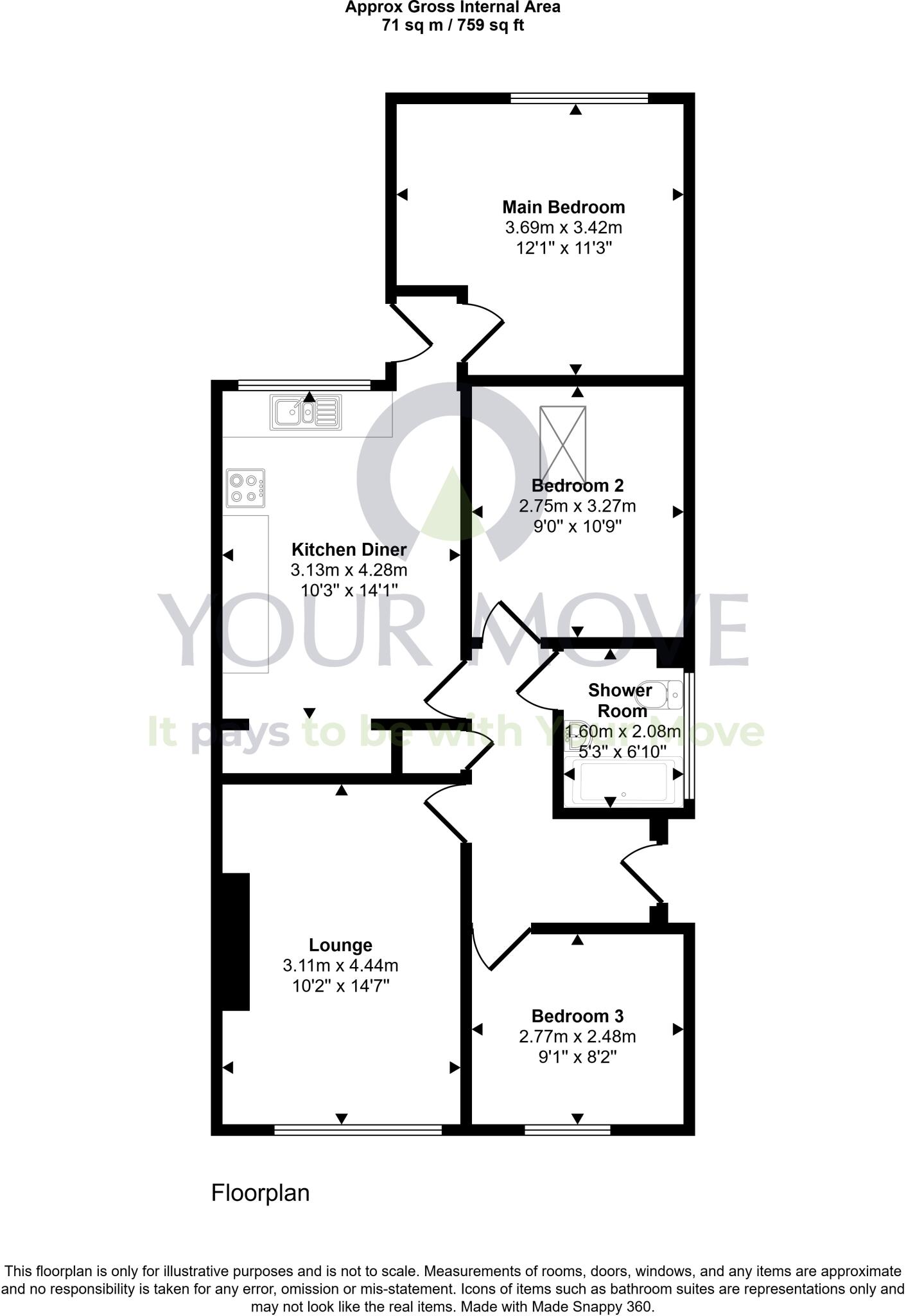 Quarry Knowe, Bannockburn, Stirling, Stirlingshire, FK7 floorplan