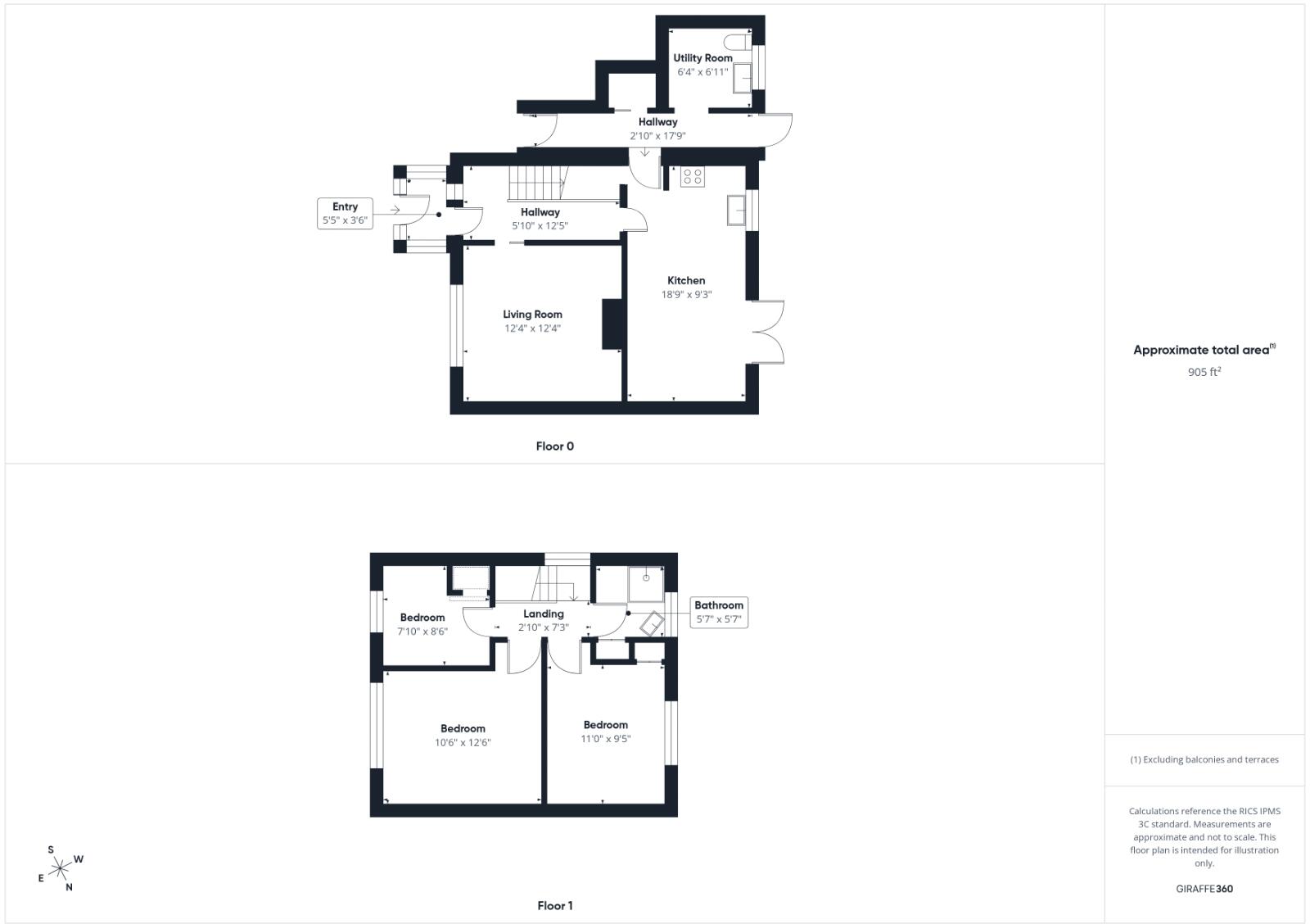 Park Road, Camberley, Surrey, GU15 floorplan