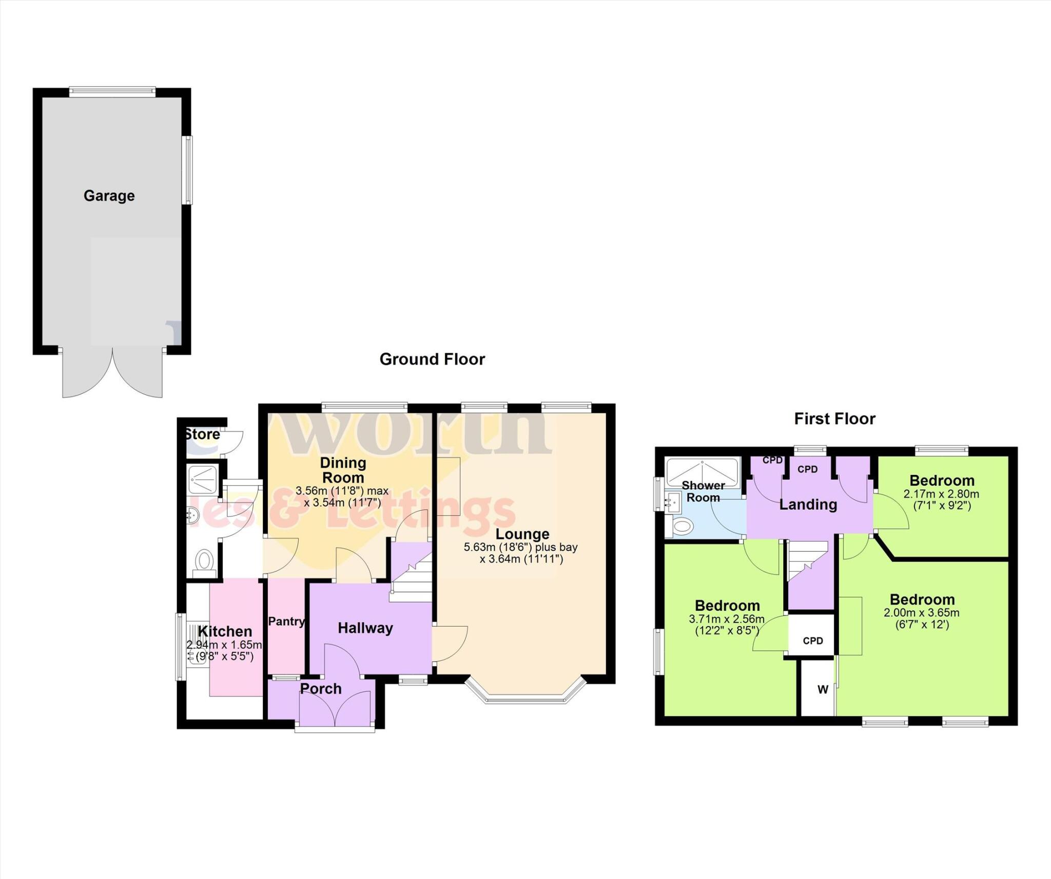 Ashford Close, Lancaster floorplan
