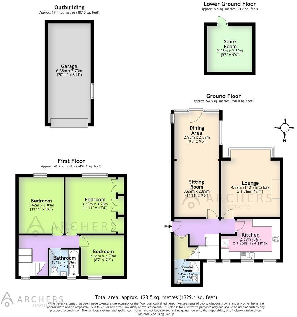 Cairns Road, Crosspool, Sheffield floorplan